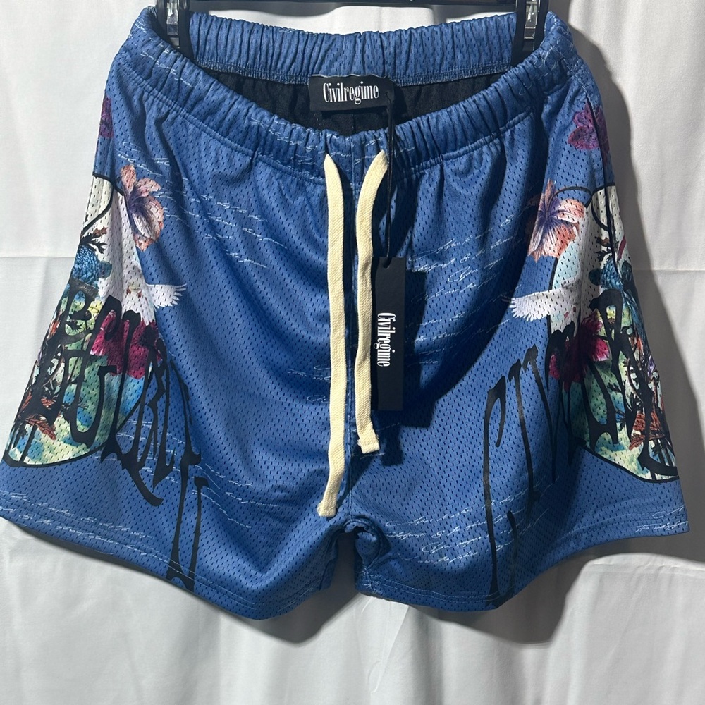 Civil Regime men’s heavyweight mesh shorts size medium